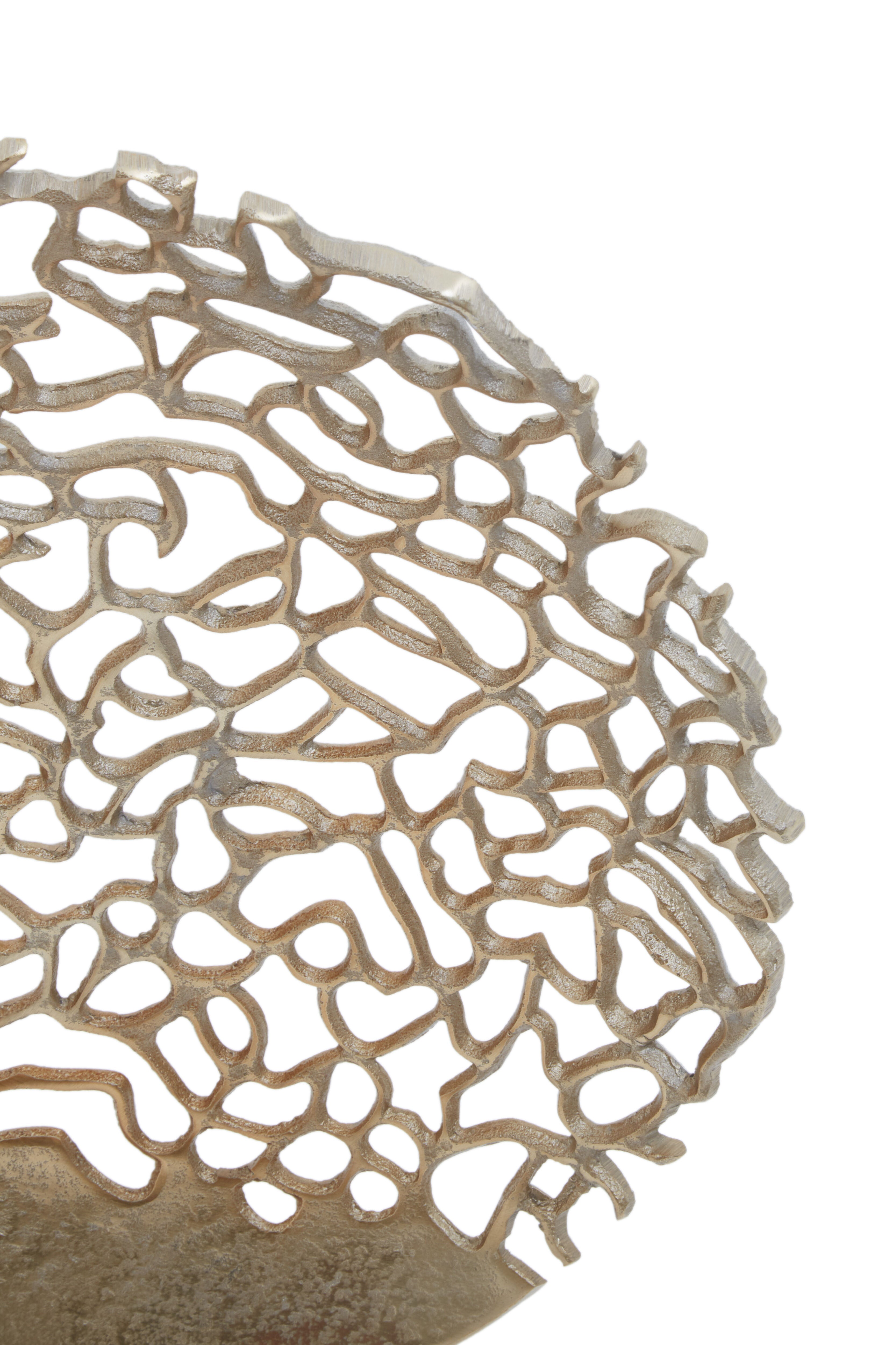 Apo Black & Gold Coral Sculpture